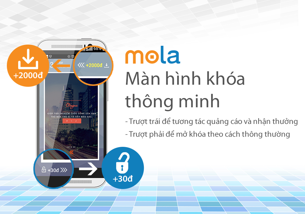 Tải Mola - Ứng dụng kiếm tiền nhanh gọn trên Android